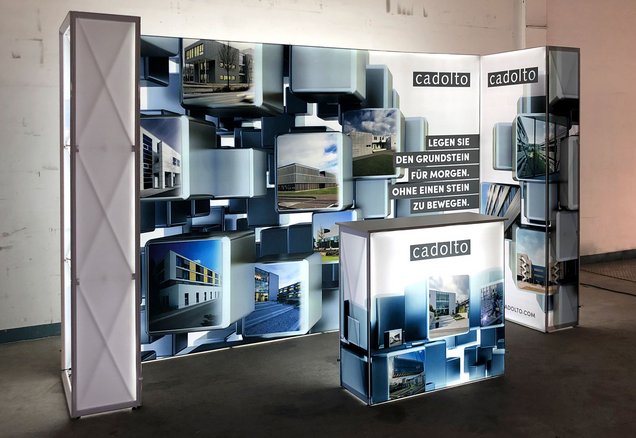 LED Messestand - GRID Lightbox - Cadolto Modulbau GmbH LED Messestand - GRID Lightbox - Cadolto Modulbau GmbH