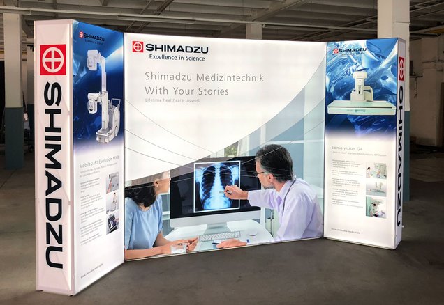LED Messestand - GRID Lightbox - Shimadzu Europa GmbH LED Messestand - GRID Lightbox - Shimadzu Europa GmbH